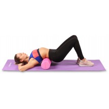 Ролик массажный для йоги INDIGO Foam roll IN022 60*15 см Зеленый